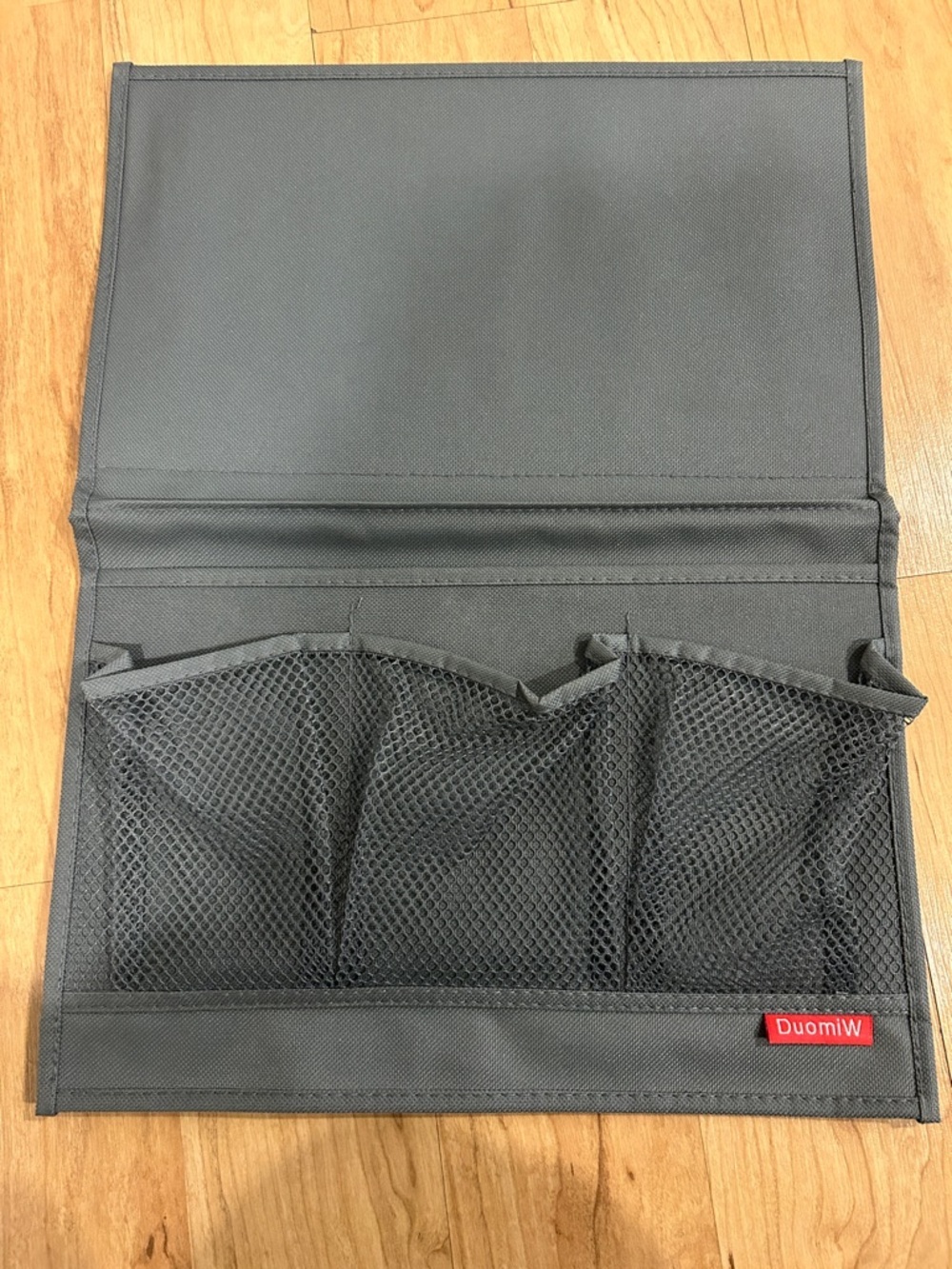 DuomiW Gray Car Seat Organizer with Triple Mesh Pockets